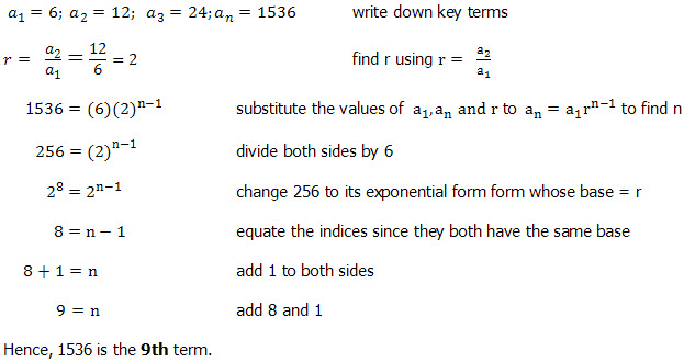 formula for sum of geometric sequence