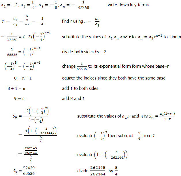 geometric sequences formulas explicit and recursive
